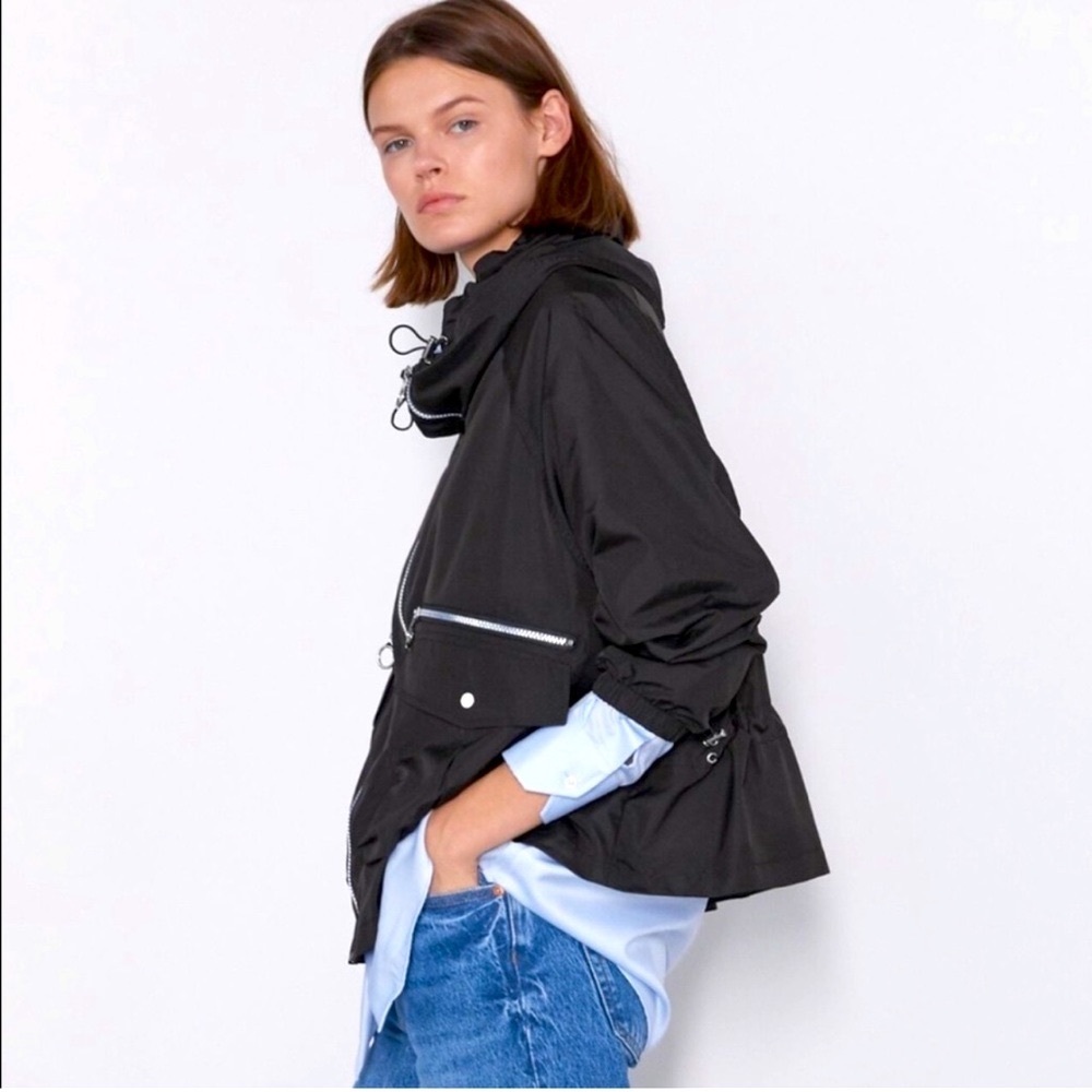 Zara Cropped Windbreaker